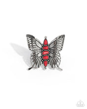 Load image into Gallery viewer, Paparazzi Ring Brash Butterfly - Red Coming Soon
