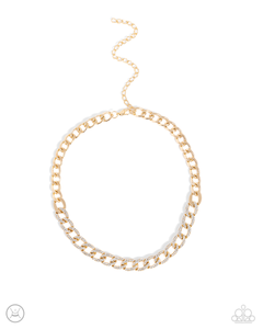 Paparazzi Necklace Serene Statement - Gold