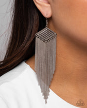 Load image into Gallery viewer, Paparazzi Earring Forged Fringe - Silver Coming Soon
