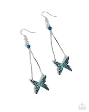Load image into Gallery viewer, Paparazzi Earring Pick A FLIGHT - Blue Coming Soon
