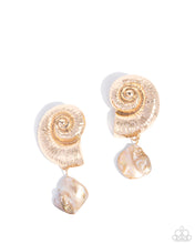 Load image into Gallery viewer, Paparazzi Earrings Conch Calypso - Gold Coming Soon
