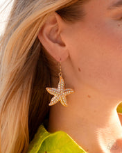 Load image into Gallery viewer, Paparazzi Earrings Starfish Spectacle - Gold Coming Soon
