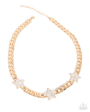 Load image into Gallery viewer, Paparazzi Necklace Uncle Sam Stars - Gold Coming Soon
