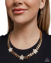 Load image into Gallery viewer, Paparazzi Necklace Uncle Sam Stars - Gold Coming Soon
