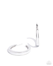 Load image into Gallery viewer, Paparazzi Earrings Painted Prowess - White Coming Soon
