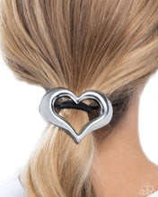 Load image into Gallery viewer, Paparazzi Hair Clip Cupid Call - Silver Coming Soon
