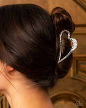 Load image into Gallery viewer, Paparazzi Hair Clip Heartfelt Hint - Silver Coming Soon
