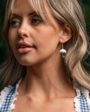 Load image into Gallery viewer, Paparazzi Earrings Unrivaled Umbrella - White Coming Soon
