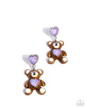 Load image into Gallery viewer, Paparazzi Earrings Traditional Teddy - Purple Coming Soon
