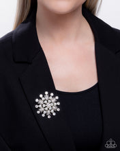 Load image into Gallery viewer, Paparazzi Brooch Pearly Prologue - White Coming Soon
