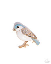 Load image into Gallery viewer, Paparazzi Brooch Beneficial Bird - Blue Coming Soon
