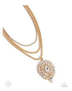 Paparazzi Jewelry Adorably Administrative - Gold Necklace