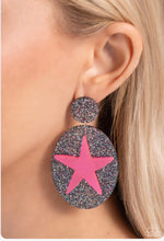 Load image into Gallery viewer, Paparazzi Earring ~ Galaxy Getaway - Pink
