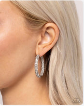 Load image into Gallery viewer, Paparazzi Earring ~ Calming Class - White
