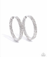 Load image into Gallery viewer, Paparazzi Earring ~ Calming Class - White
