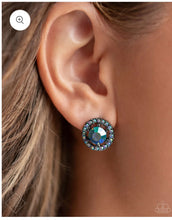 Load image into Gallery viewer, Dynamic Dominance - blue - Paparazzi earrings
