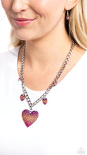 Load image into Gallery viewer, Paparazzi Necklace For the Most Heart Pink
