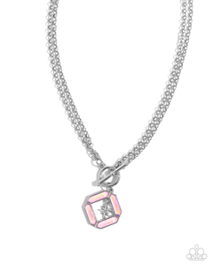 Paparazzi Necklace Compass Cadenza - Pink Coming Soon