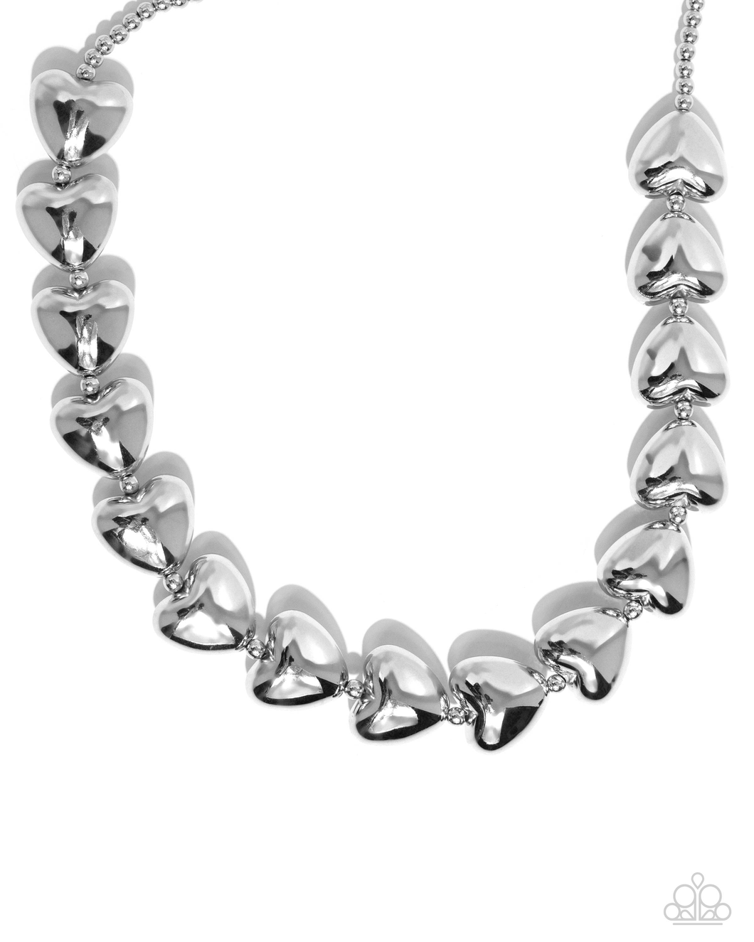 Paparazzi Necklace Hello Heartstrings - Silver Coming Soon