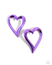 Load image into Gallery viewer, Paparazzi Earrings Admirable Acclaim - Purple Coming Soon
