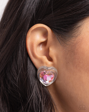 Load image into Gallery viewer, Paparazzi Earring Heart-Pounding Haute - Pink Coming Soon
