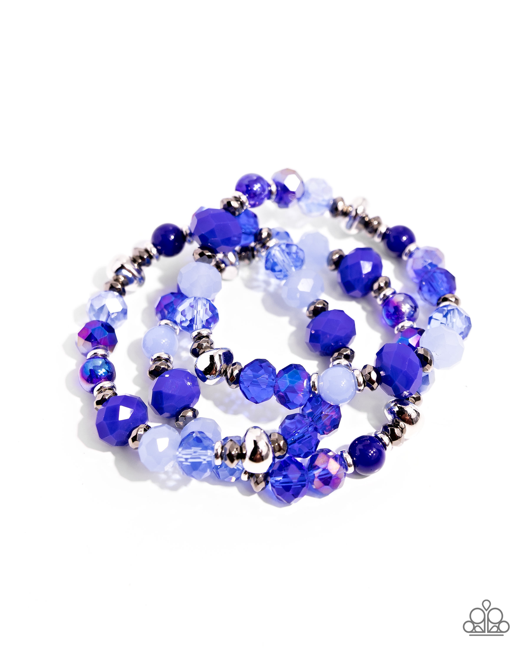 Paparazzi Bracelet Stack of GLASS - Blue Coming Soon