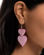 Load image into Gallery viewer, Paparazzi Earrings Never Enough Sparkle - Pink Coming Soon
