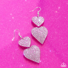 Load image into Gallery viewer, Paparazzi Earrings Never Enough Sparkle - Pink Coming Soon
