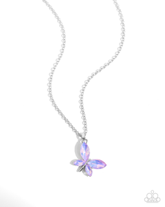 Paparazzi Necklace Aerial Aria - Purple Coming Soon