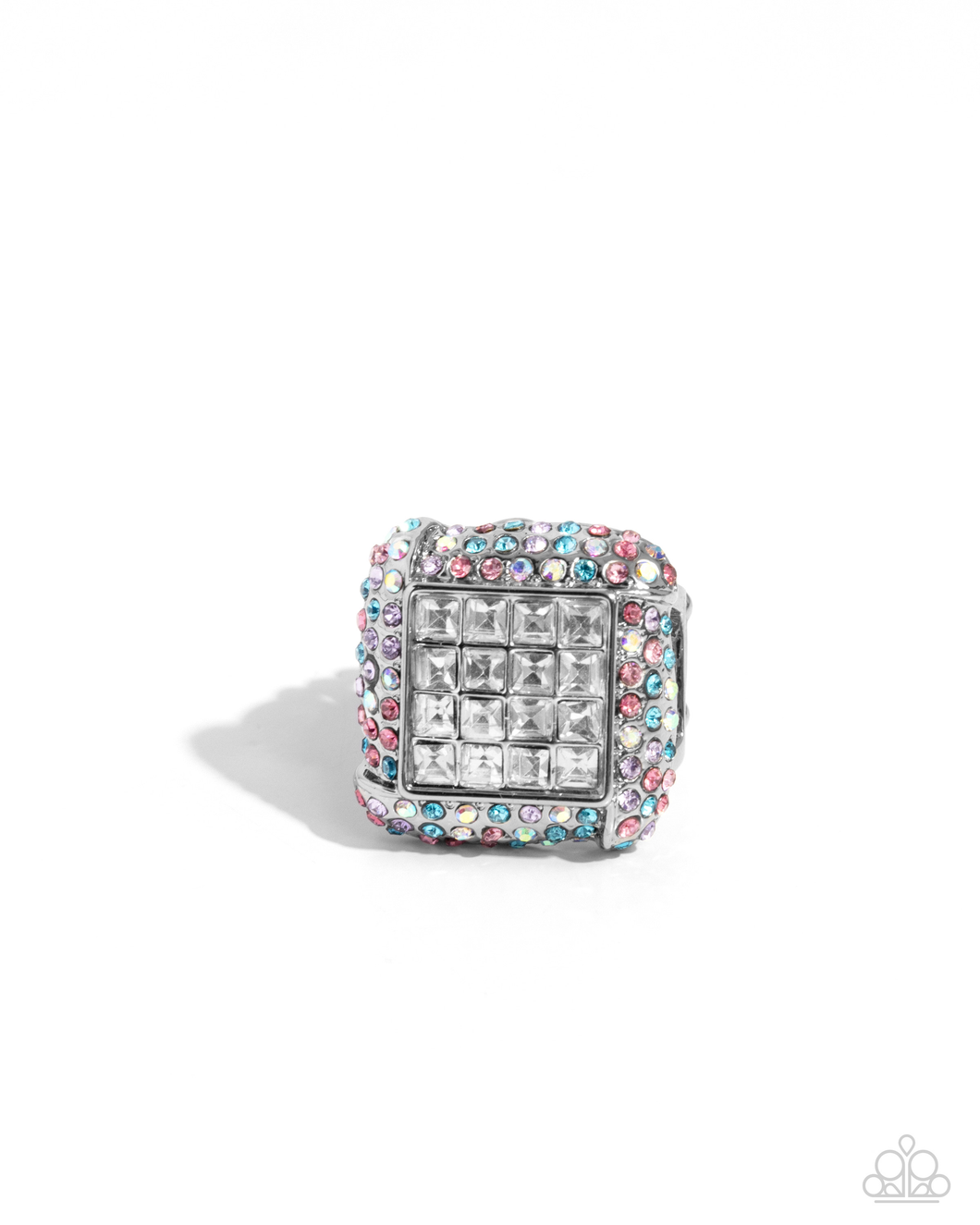 Paparazzi Ring Medium SQUARE - Multi