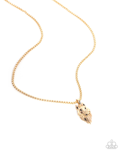 Paparazzi Necklace Wolf Warrior - Gold Men’s Coming Soon