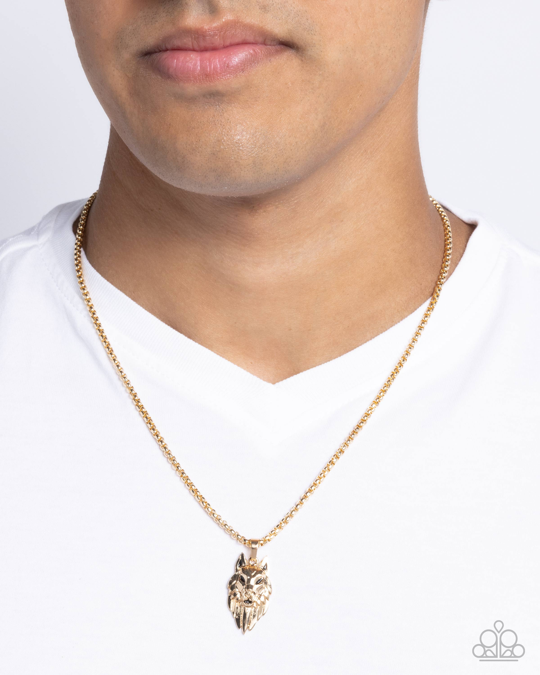 Paparazzi Necklace Wolf Warrior - Gold Men’s Coming Soon