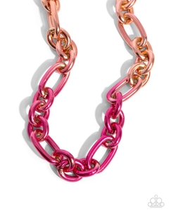 Paparazzi Necklace Nuanced Nightlife - Pink Coming Soon