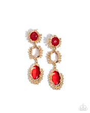 Load image into Gallery viewer, Paparazzi Earring Emotional Elegance - Red Coming Soon
