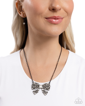 Load image into Gallery viewer, Paparazzi Necklace Bewitching Bow - Black Coming Soon
