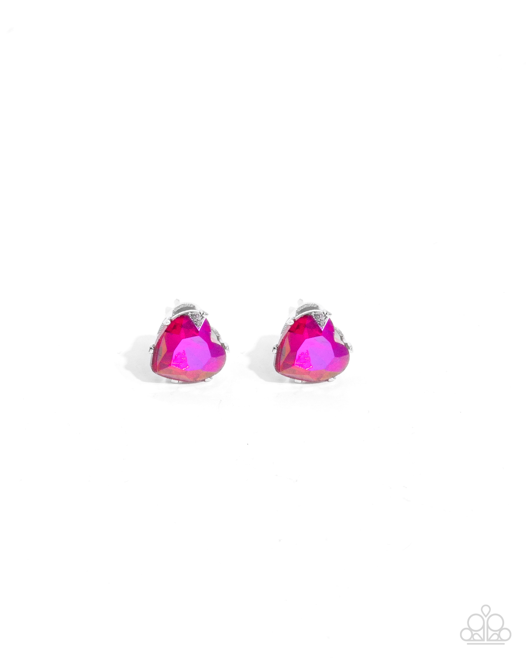 Paparazzi Earrings Sweetheart Stunner - Pink Coming Soon