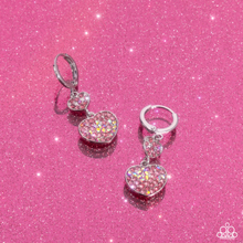 Load image into Gallery viewer, Paparazzi Earrings Delightful Valentines Day - Pink
