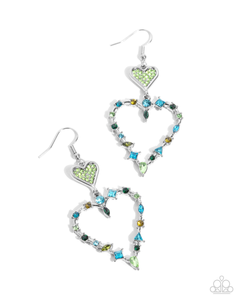 Paparazzi Earring Parallel Passion - Green