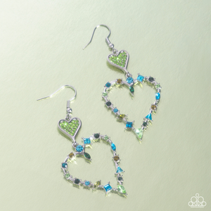 Paparazzi Earring Parallel Passion - Green