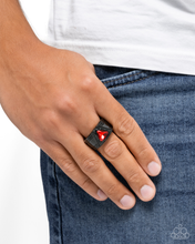 Load image into Gallery viewer, Paparazzi Ring Trenchant Triangle - Red Coming Soon
