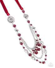 Load image into Gallery viewer, Paparazzi Necklace All of the Trimmings Red Coming Soon
