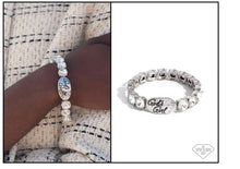 Load image into Gallery viewer, Empire Diamond Exclusive Paparazzi God’s Grace Bracelet - White
