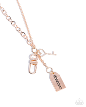 Load image into Gallery viewer, Paparazzi Necklace Dreamy Direction - Rose Gold Coming Soon
