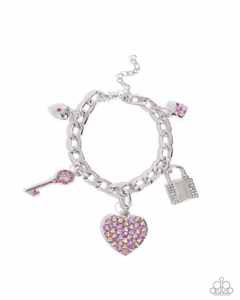 Paparazzi Bracelet Fortified Fashion - Pink