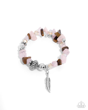 Load image into Gallery viewer, Paparazzi Bracelet Earthy Earning - Pink
