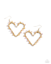 Load image into Gallery viewer, Paparazzi Earrings HEART of Your World - Gold Coming Soon
