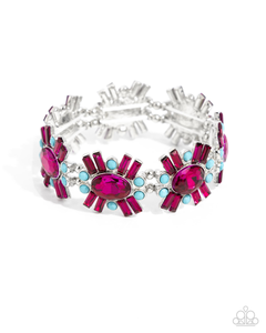 Paparazzi Bracelet Bewildering Bling - Pink Coming Soon