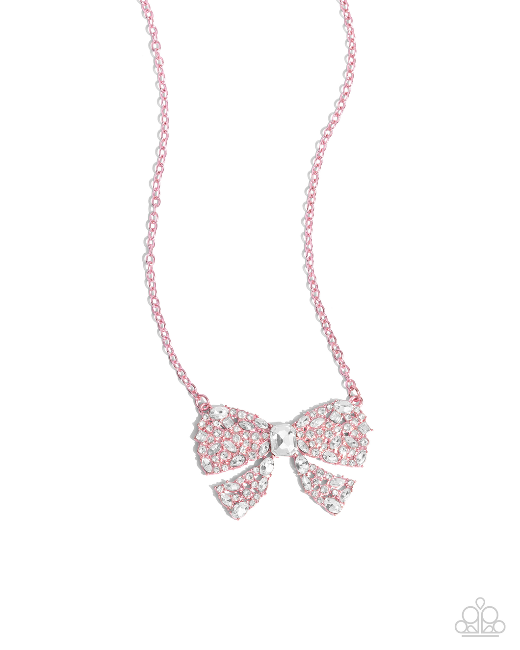 Paparazzi Necklace Bewitching Bow - Pink Coming Soon