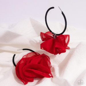 Paparazzi Earring Passionate Promenade - Red Coming Soon