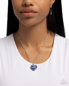 Paparazzi Necklace Best Of My Heart Blue Coming Soon